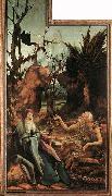 Matthias Grunewald Sts Paul and Anthony in the Desert oil painting reproduction